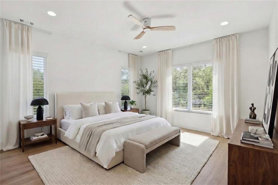 Furnished interior view inside a new home in , Duluth (Image 60).
