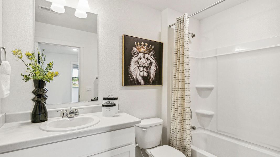 Representative furnished interior of a home built from the Finch by D.R. Horton in The Ridge at Lorson Ranch, Colorado Springs (Image 23).