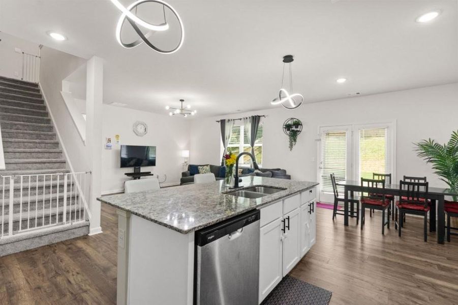 Furnished interior view inside a new home in , Dawsonville (Image 13).