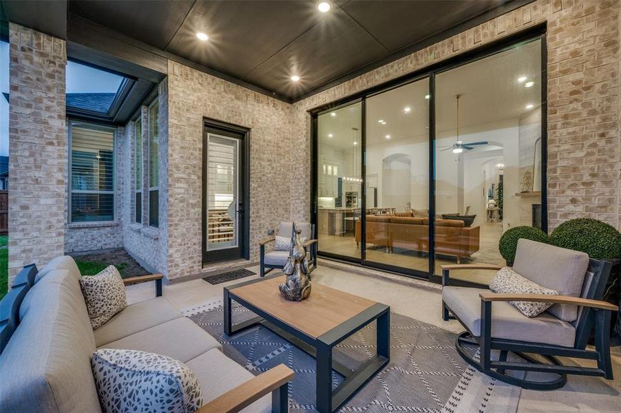 Exterior details and patio area of a home in , Celina (Image 4).