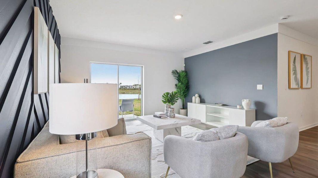 Furnished interior view inside a new home in Millstone, Lakeland (Image 6). Furnished interior view inside a new home in Millstone, Lakeland (Image 6).