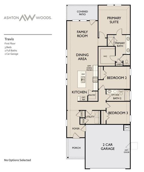 Ashton Woods, Travis/B floor Plan