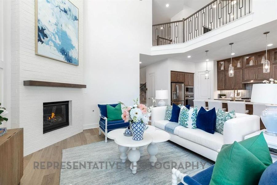Furnished interior view inside a new home in M3 Ranch, Mansfield (Image 5).