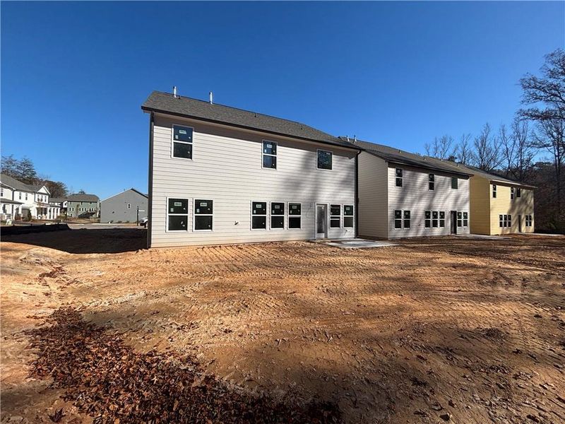 Exterior details and patio area of a home in Creekside, Dawsonville (Image 18). Exterior details and patio area of a home in Creekside, Dawsonville (Image 18).