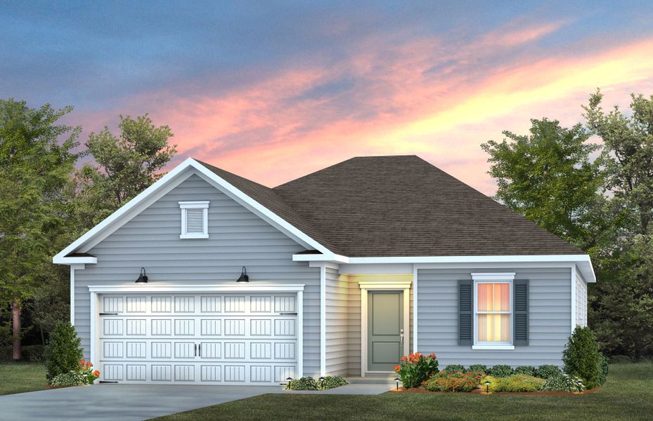 Representative exterior photo of a completed home built from the Morgan by Pulte Homes in Henley Village, Burlington, NC (Image 2). Representative exterior photo of a completed home built from the Morgan by Pulte Homes in Henley Village, Burlington, NC (Image 2).