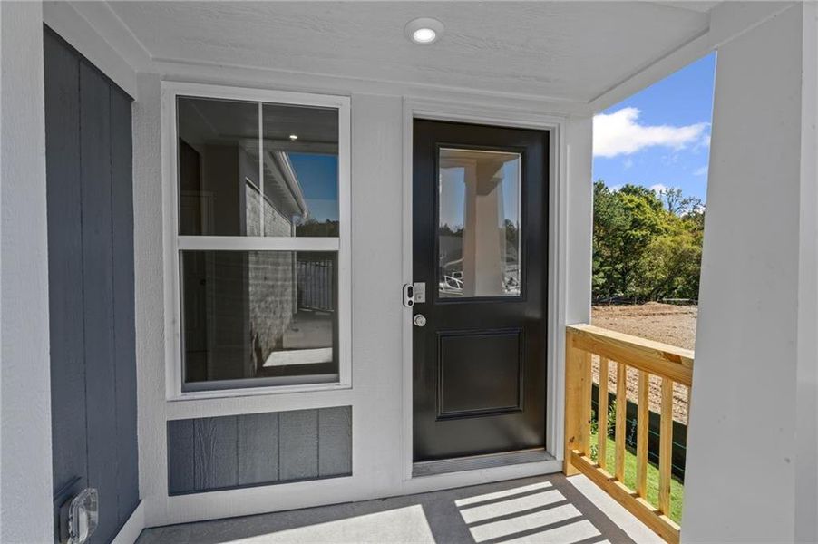 Exterior details and patio area of a home in Villas at Gold Creek, Dawsonville (Image 4). Exterior details and patio area of a home in Villas at Gold Creek, Dawsonville (Image 4).