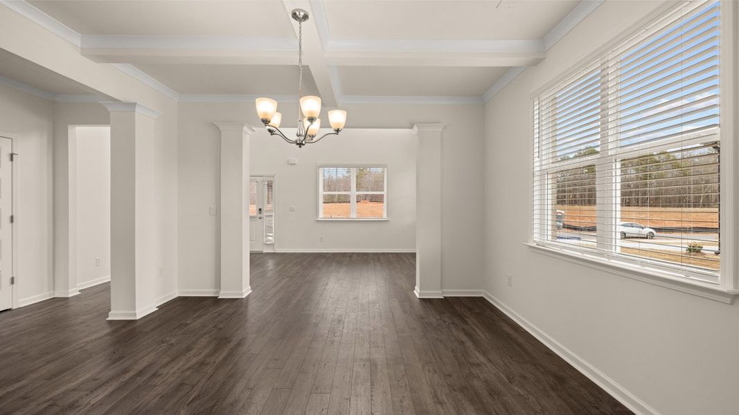 Spacious, unfurnished interior of a new home in The Gates at Pates Creek, Hampton (Image 19).
