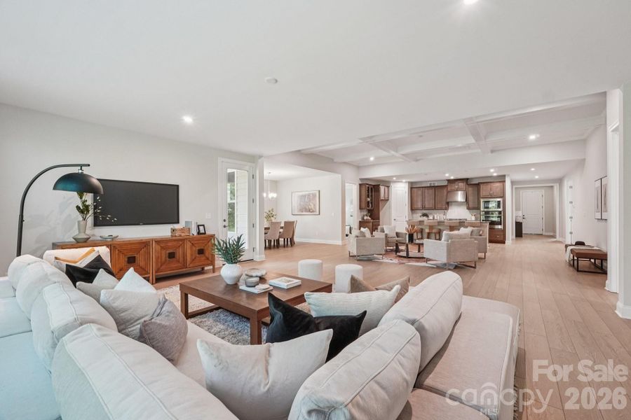 Furnished interior view inside a new home in , Charlotte (Image 14).