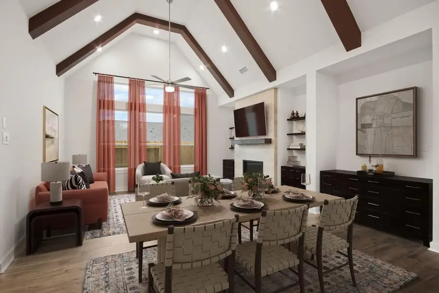 Dining/Family Room - Virtually Staged