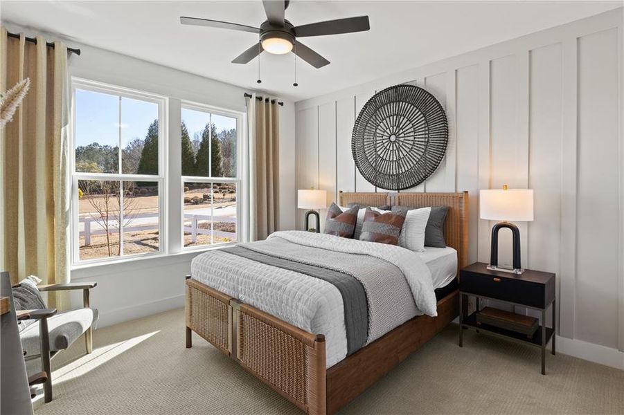 Furnished interior view inside a new home in Sun City Peachtree, Griffin (Image 7). Furnished interior view inside a new home in Sun City Peachtree, Griffin (Image 7).