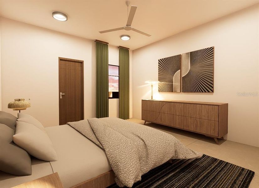 Furnished interior view inside a new home in , Sarasota (Image 16).