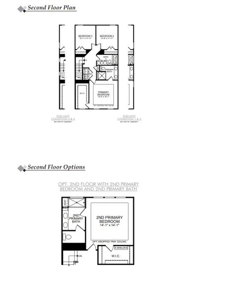 2D floor plan layout of this home in Enclave at Traditions Townhomes, Wake Forest, NC (Image 3). 2D floor plan layout of this home in Enclave at Traditions Townhomes, Wake Forest, NC (Image 3).