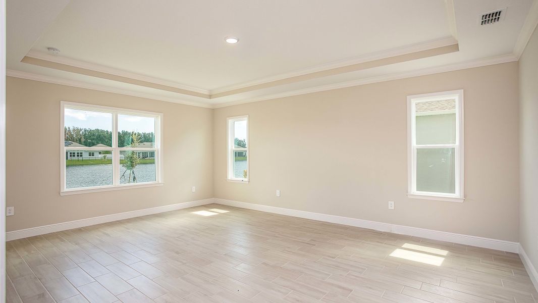 Representative unfurnished interior of a home built from the Verona by Maronda Homes in Eagle Crest, Grant-Valkaria (Image 12).