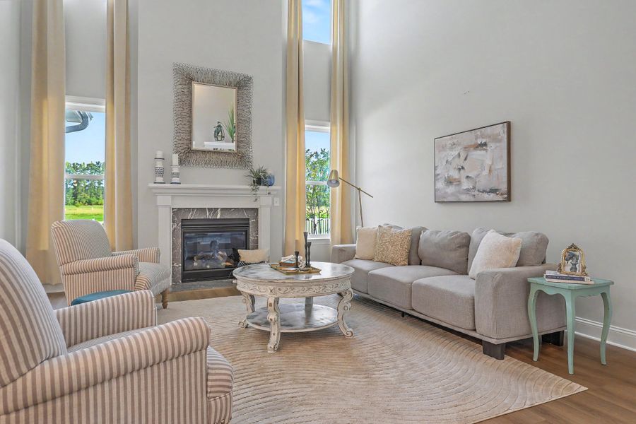 Furnished interior view inside a new home in Parker's Preserve, Ridgeville (Image 7).