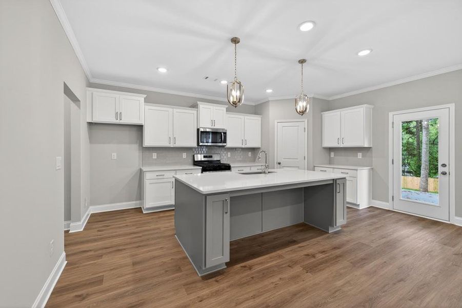 Furnished interior view inside a new home in , Sugar Hill (Image 7).