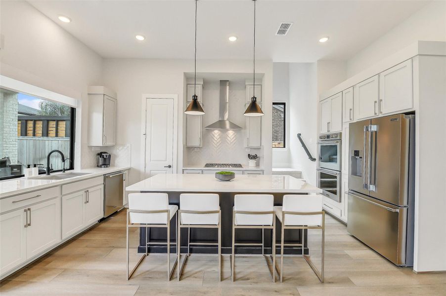 Furnished interior view inside a new home in Bridgeland 45', 50', 70', Cypress (Image 10). Furnished interior view inside a new home in Bridgeland 45', 50', 70', Cypress (Image 10).