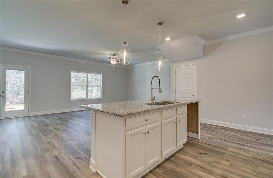 Furnished interior view inside a new home in Crofton Place Enclave, Snellville (Image 8).