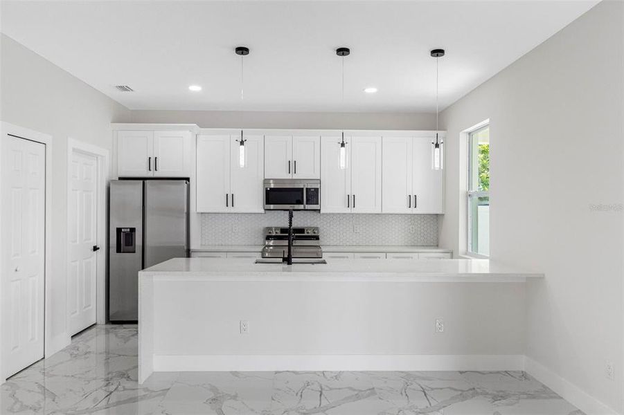Furnished interior view inside a new home in , Port Richey (Image 5).