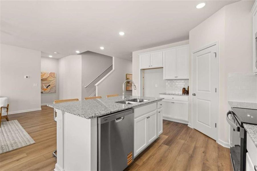 Furnished interior view inside a new home in Hillbrooke Preserve, Conyers (Image 11).