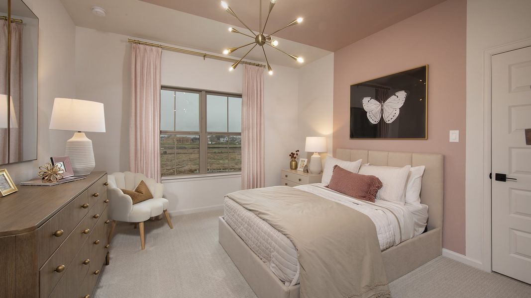 Furnished interior view inside a new home in Candela South 50', Richmond (Image 12).