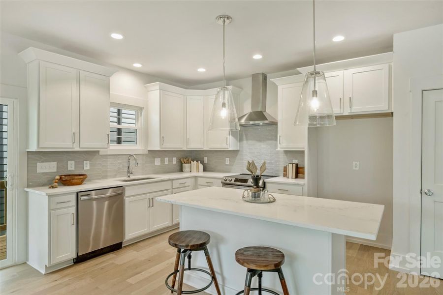 Furnished interior view inside a new home in , Charlotte (Image 4).