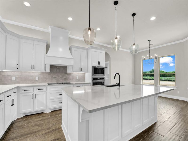 Furnished interior view inside a new home in , Azle (Image 6). Furnished interior view inside a new home in , Azle (Image 6).