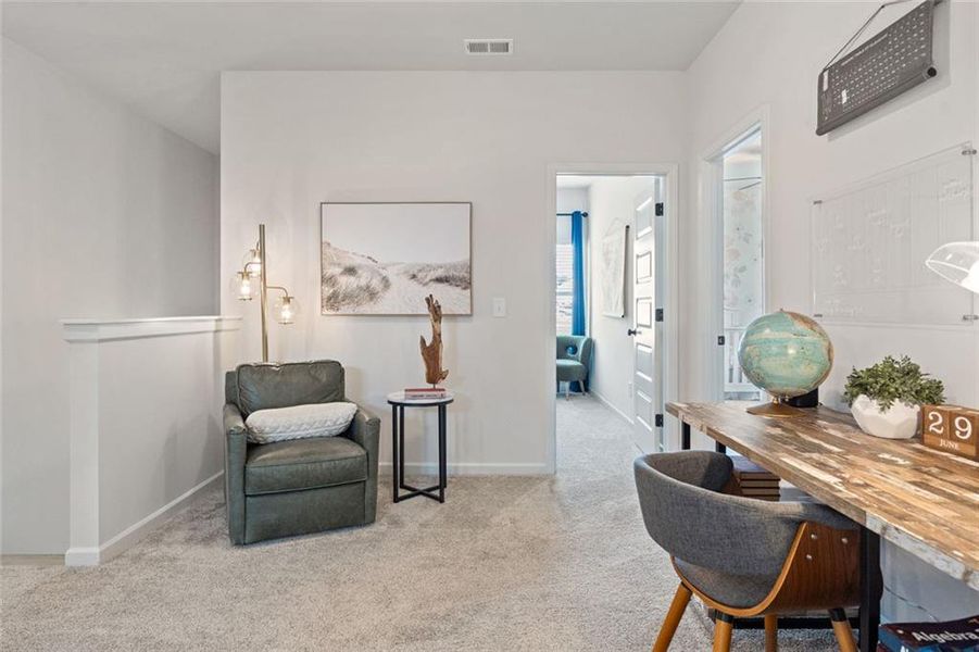Furnished interior view inside a new home in Garrett Preserve, Douglasville (Image 23).
