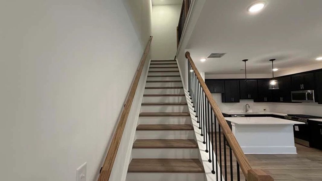 Stairs to Second Floor