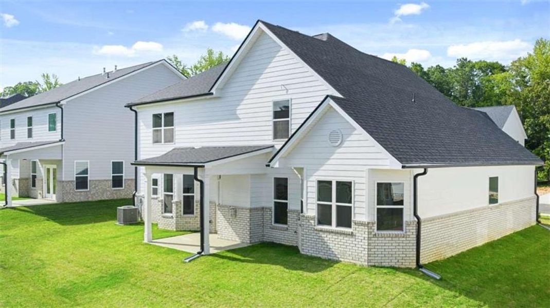 Exterior details and patio area of a home in Wildwood, Covington (Image 22).