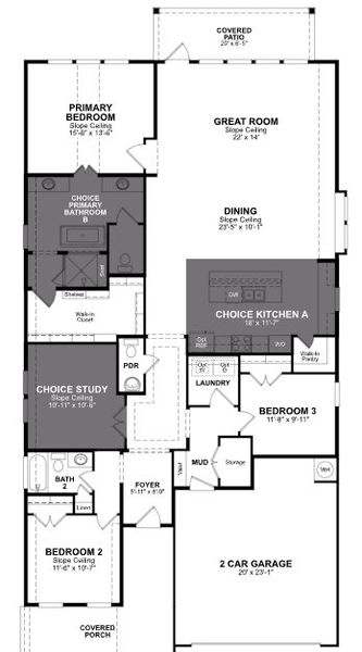 2D floor plan layout of this home in Ellwood, Iowa Colony, TX (Image 2). 2D floor plan layout of this home in Ellwood, Iowa Colony, TX (Image 2).