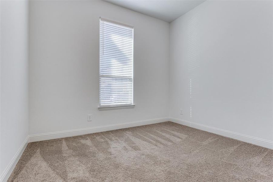 secondary bedroom with plenty of natural light and light colored carpet