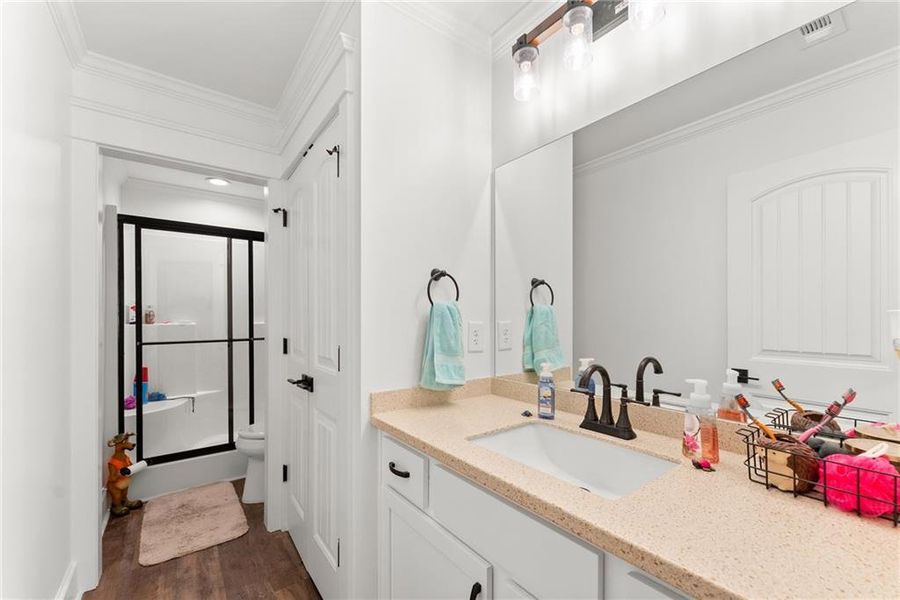 Furnished interior view inside a new home in , Royston (Image 5).