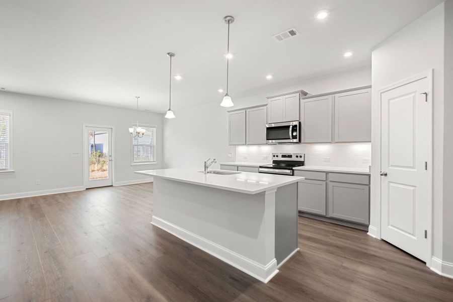 Furnished interior view inside a new home in Waterways, Richmond Hill (Image 4).