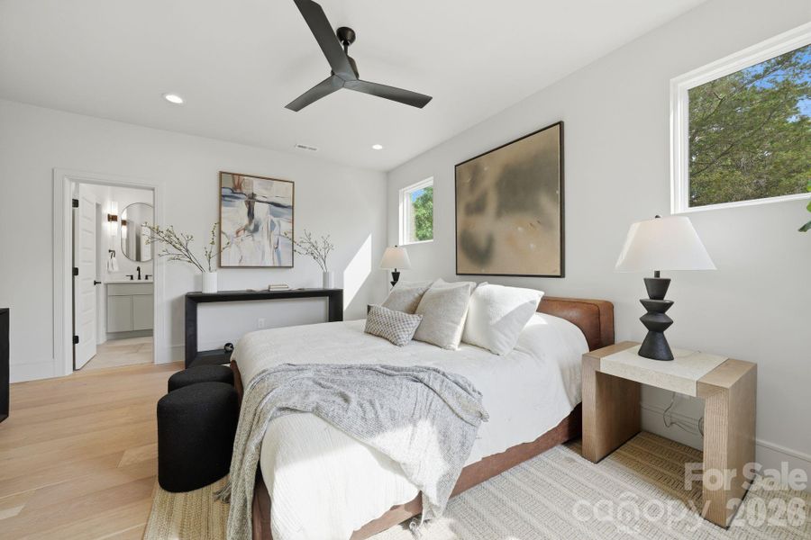 Furnished interior view inside a new home in , Charlotte (Image 34).