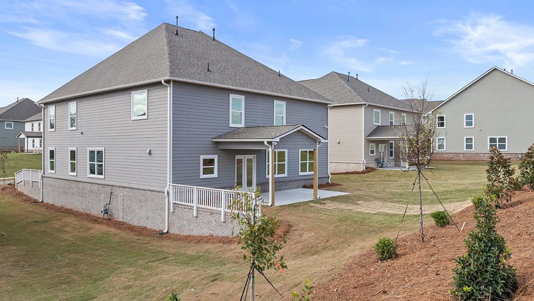 Representative exterior details of a home built from the Westerly by D.R. Horton in Thalley Creek Estates, Cumming (Image 3).
