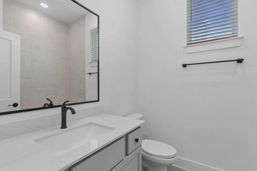 Representative furnished interior of a home built from the Marion by Chesmar Homes in Bridgeland, Elgin (Image 4).