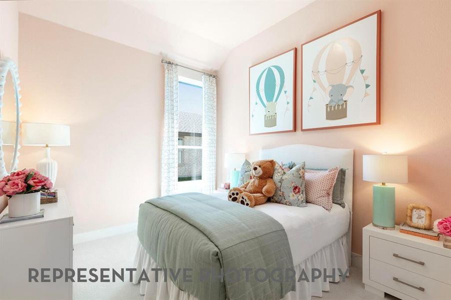 Furnished interior view inside a new home in Ridge Crossing, Waxahachie (Image 8).