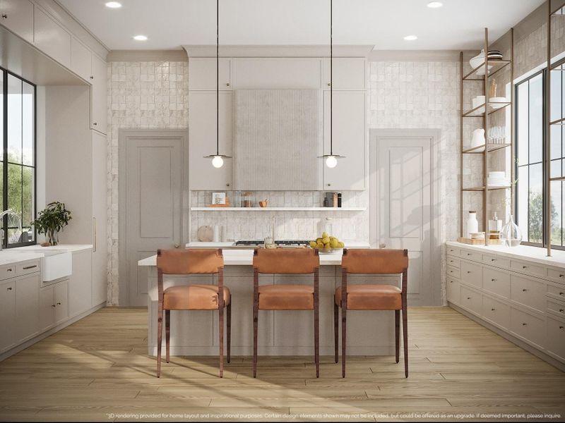 Furnished interior view inside a new home in , Charleston (Image 13).