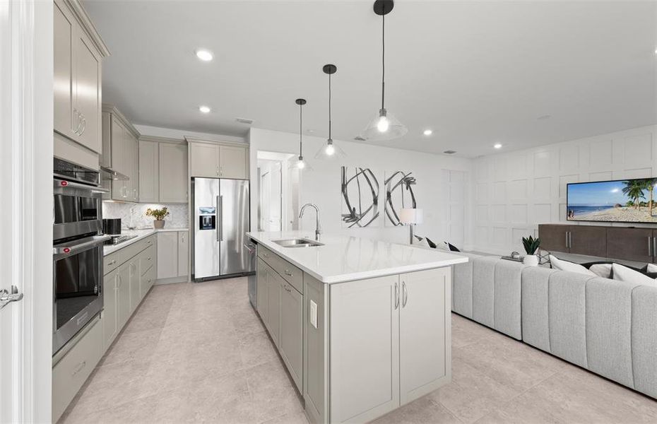 Furnished interior view inside a new home in , Bradenton (Image 25).