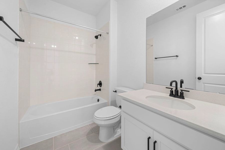 Third bath. Note: Sample product photo. Actual exterior and interior selections may vary by homesite. Photo may be virtually staged