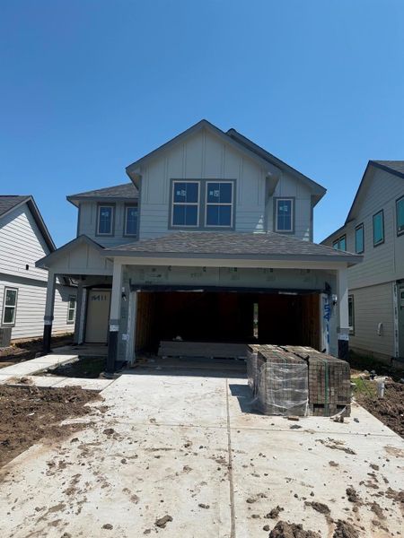 Front exterior of a new home in , Houston, TX, highlighting curb appeal (Image 2). Front exterior of a new home in , Houston, TX, highlighting curb appeal (Image 2).