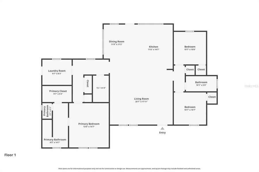 2D floor plan layout of this home in , Bell, FL (Image 5). 2D floor plan layout of this home in , Bell, FL (Image 5).