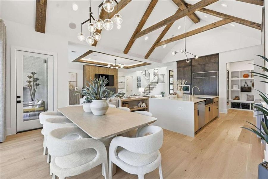 Furnished interior view inside a new home in , Gainesville (Image 13).