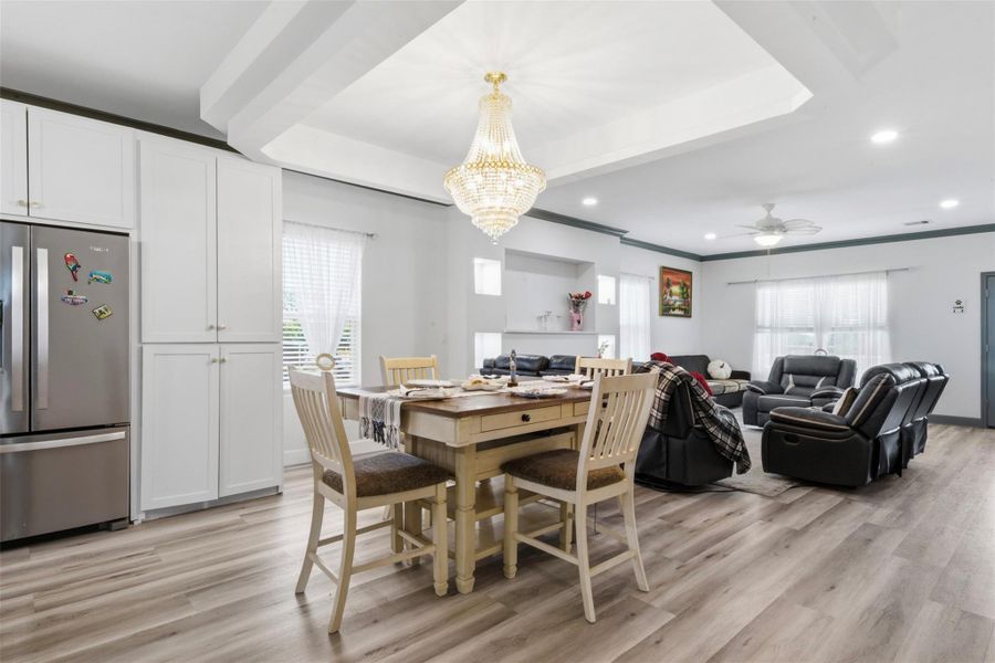 Furnished interior view inside a new home in , Cleveland (Image 10).