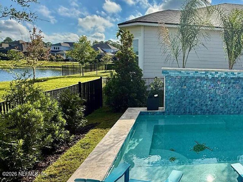 Exterior details and patio area of a home in Seabrook Village at Seabrook, Ponte Vedra (Image 24).