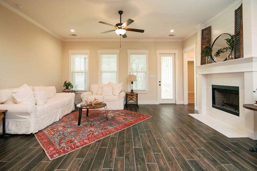 Representative furnished interior of a home built from the The Ashley by Reece Homes in Oakmont, Bryan (Image 12).