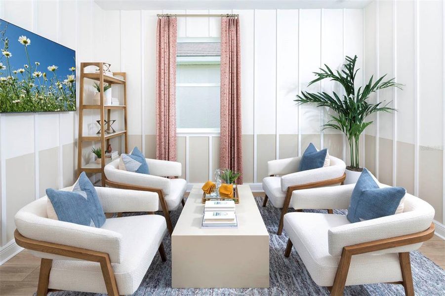 Furnished interior view inside a new home in Wellen Park, Venice (Image 8).