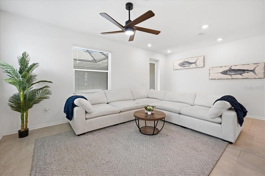 Furnished interior view inside a new home in , Sarasota (Image 42).