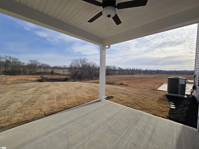 Exterior details and patio area of a home in Halton Oaks, Spartanburg (Image 17).