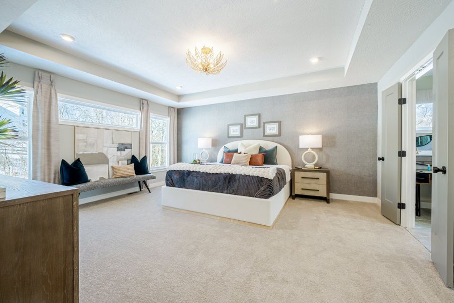 Representative furnished interior of a home built from the Wyatt by Fischer Homes in Twin Lakes, Hoschton (Image 23).